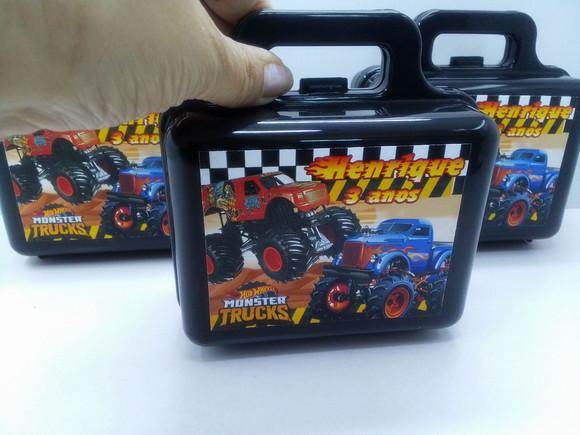 Maletinha Plastica Personalizada Tema Hot Wheels