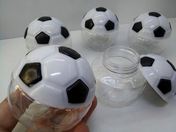 Mini Baleiro Bola Tema Futebol 5x5x5cm