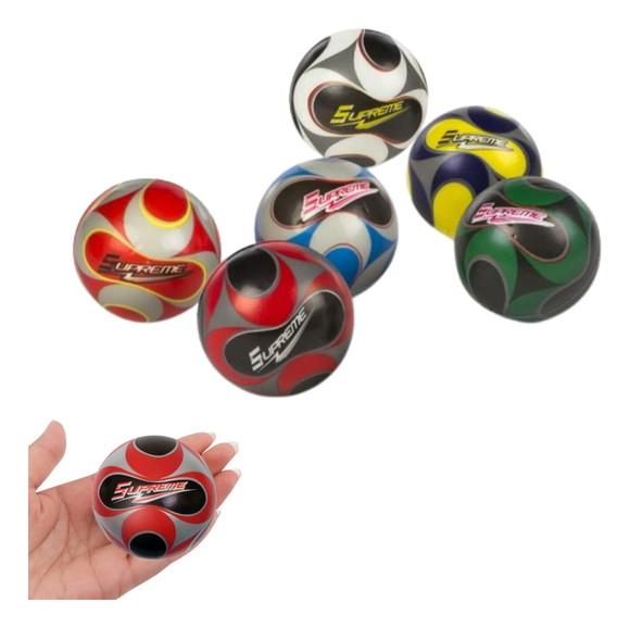 Mini Bola de Futebol Europeu 6x6x6cm+ Tag e Fita Cetim
