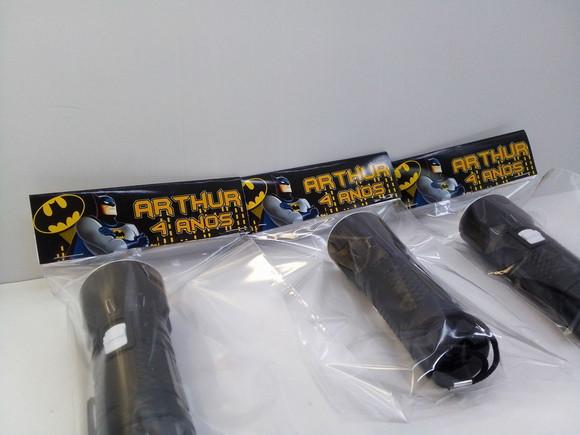 Mini Lanterna de Plástico Sortidas Lapela Tema Batman
