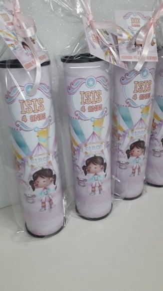 Pega Varetas Personalizado Circo Rosa