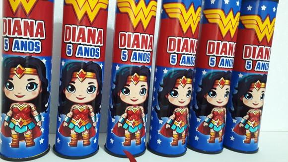 Pega Varetas Personalizado Mulher Maravilha Baby