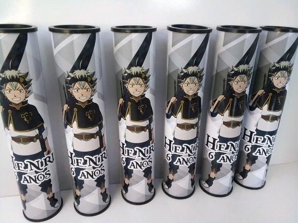 Pega Varetas Personalizado Tema Black Clover