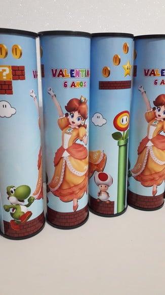 Pega Varetas Personalizado Tema Princesa Super Mario