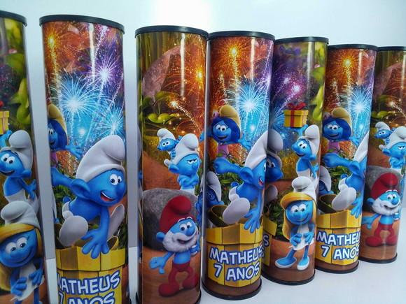 Pega Varetas Personalizado Tema Smurf