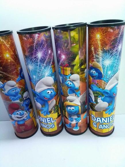 Pega Varetas Personalizado Tema Smurf