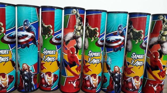Pega Varetas Personalizado Tema Vingadores