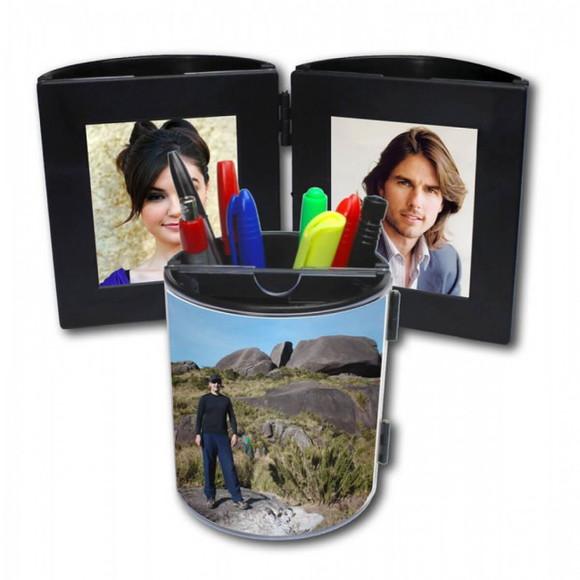 Porta Treco Duplo para Você Personalizar com 4 Fotos