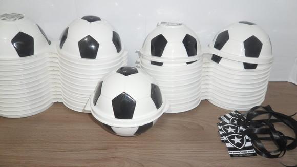 Pote Bola de Futebol Plasutil Tema Futebol+ Tag e Fita