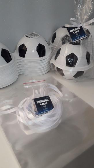 Pote Bola de Futebol Plasutil Tema Futebol+ Tag e Fita