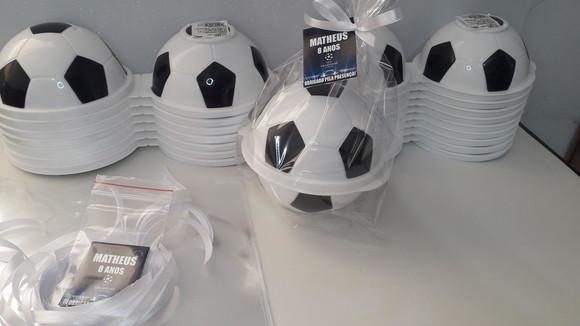 Pote Bola de Futebol Plasutil Tema Futebol+ Tag e Fita