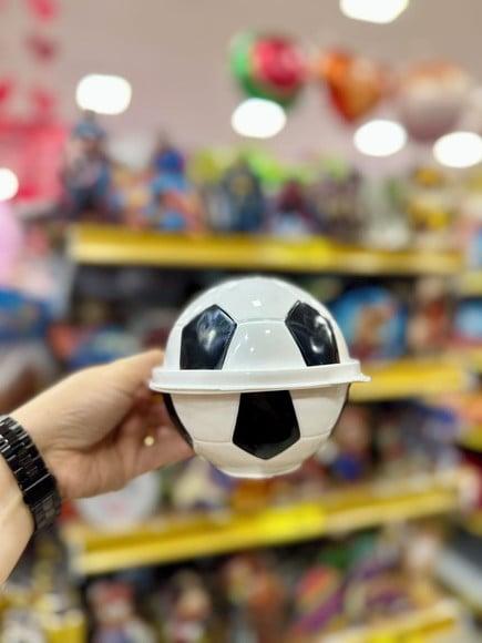 Pote Bola de Futebol Plasutil Tema Futebol+ Tag e Fita