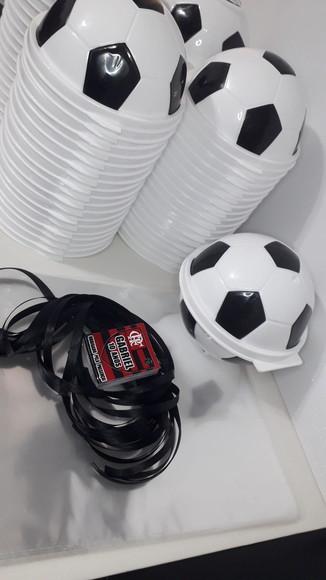 Pote Bola de Futebol Plasutil Tema Futebol+ Tag e Fita