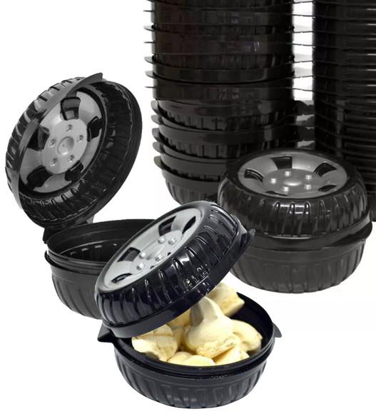 Pote em Formato de Pneu Capacidade: 340 ml