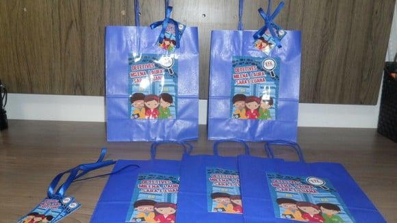 Sacolinhas Personalizada no Tema da Sua Festa