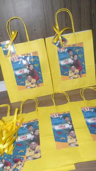 Sacolinhas Personalizada no Tema da Sua Festa