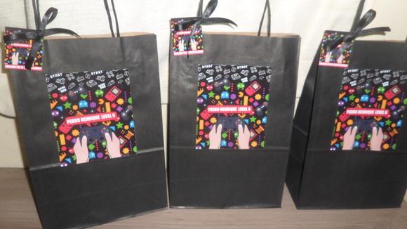 Sacolinhas Personalizada no Tema Video Game