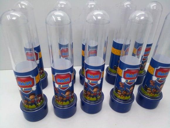 Tubete Lembrancinha Patrulha Canina
