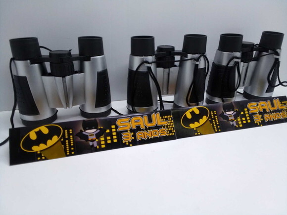 Binoculo Prata Tema Batman