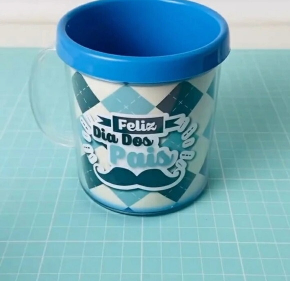 Lembrancinha Dia dos Pais Caneca Acrilica Personalizada