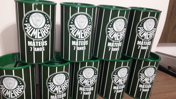 Cofre de Papelão Personalizado Futebol