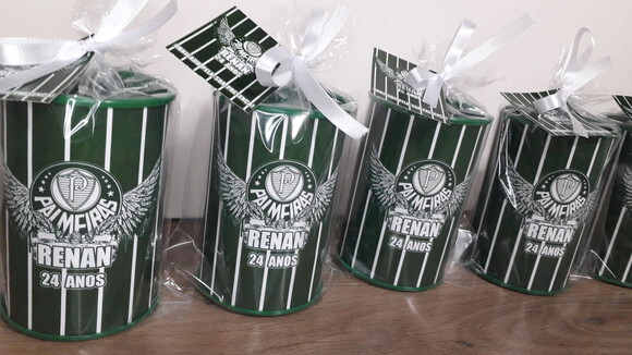 Cofre de Papelão Personalizado Futebol