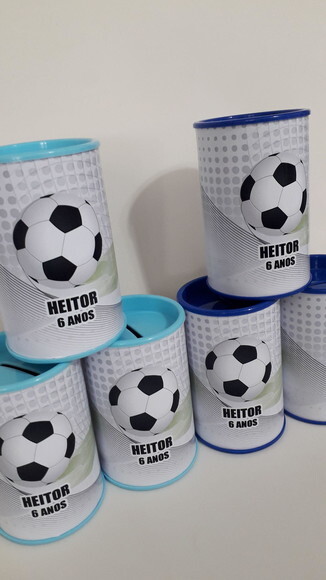 Cofre de Papelão Personalizado Futebol