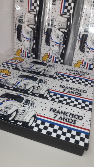 Lembrancinha Herbie Domino Personalizado