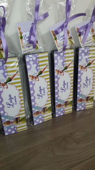Lembrancinha Sininho Domino Personalizado