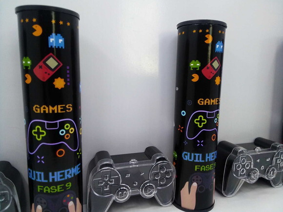 Lembrancinha Game Kit Baleiro Controle de Video Game + Pega Varet