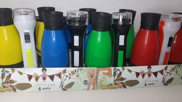 Kit Binoculo Zoom 4 Vezes e Lanterna Selva Vintage