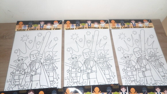 Kit de Desenhos para Colorir Star Wars