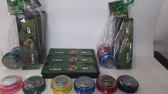 Kit Domino e Ioio Personalizado Ben 10