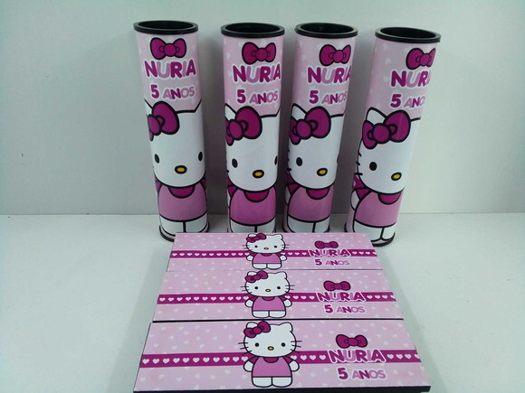 Kit Domino e Pega Varetas Hello Kitty
