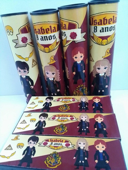 Kit Domino e Pega Varetas Personalizado Harry Potter