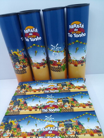 Kit Domino e Pega Varetas Personalizado Tema Festa Junina