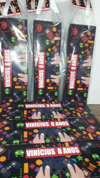 Kit Domino e Pega Varetas Personalizado Video Game