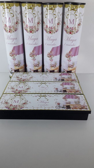 Kit Domino e Pega Varetas Personalizadojardim Encantado