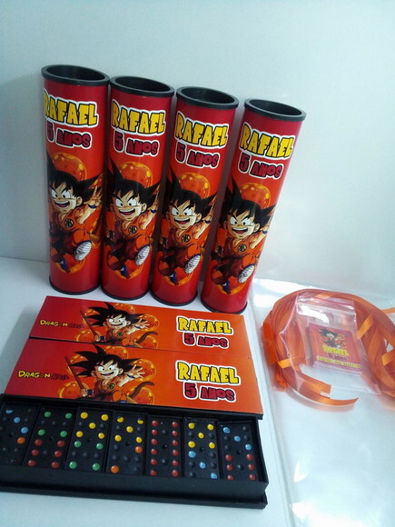 Kit Domino e Pega Varetas Tema Dragon Ball