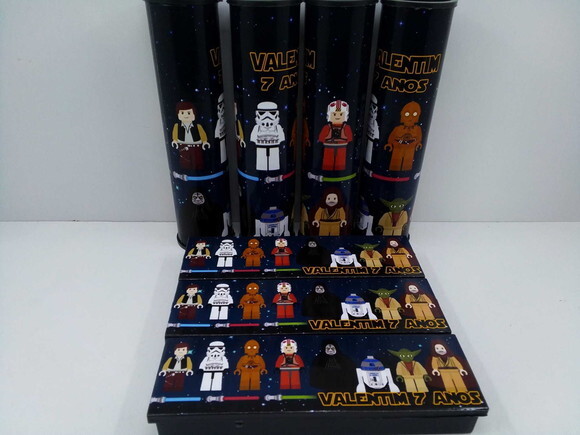 Kit Domino e Pega Varetas Tema Star Wars