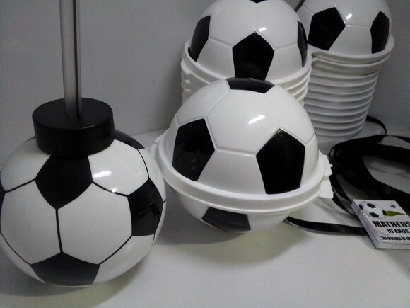 Kit Futebol Pote Bola 380 ml + Copo Bola 300 ml