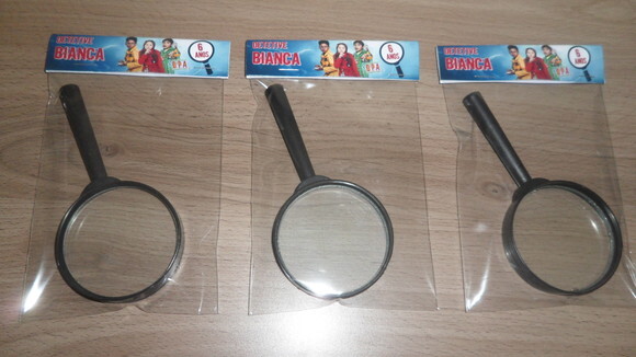 Lembrancinha Detetive do Predio Azul Lupa Personalizada