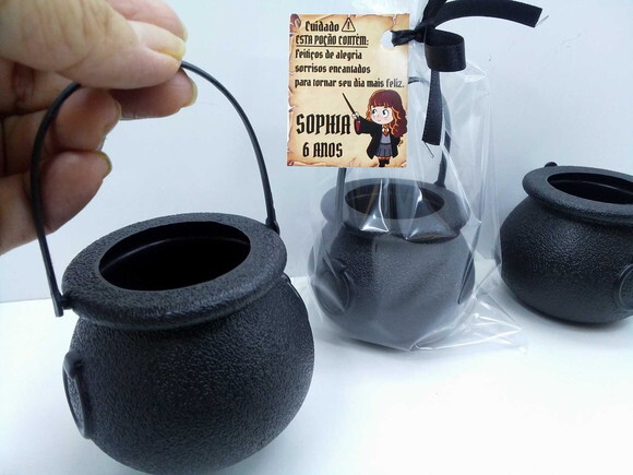 Lembrancinha Calderao Harry Potter 7x6cm Poções Mágicas