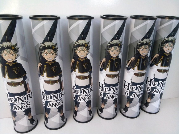 Lembrancinha Black Clover Pega Varetas Personalizado