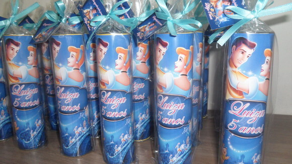 Lembrancinha Cinderela Pega Varetas Personalizado