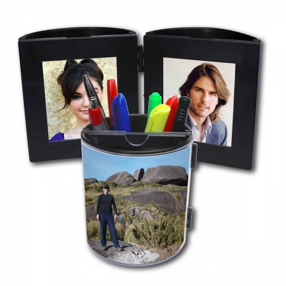 Lembrancinha Porta Treco Duplo para Você Personalizar com 4 Foto