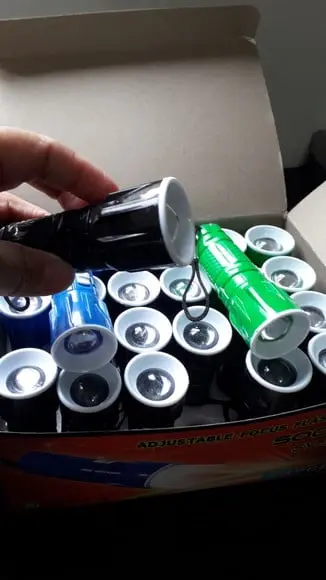 20 Mini Lanternas de Plástico Sortidas sem Personalizar