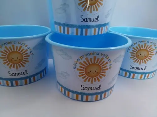 Balde de Pipoca 1,5l Personalizado Raio de Sol