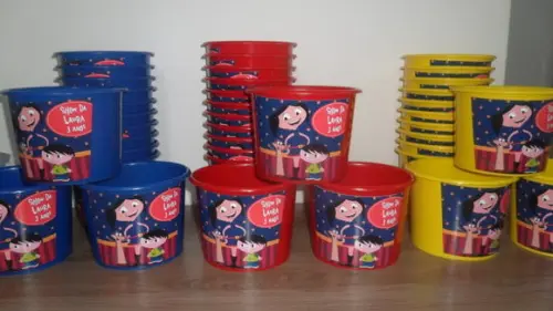 Balde de Pipoca 1,5l Personalizado Show da Luna