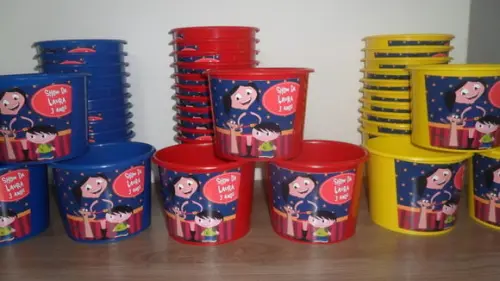 Balde de Pipoca 1,5l Personalizado Show da Luna